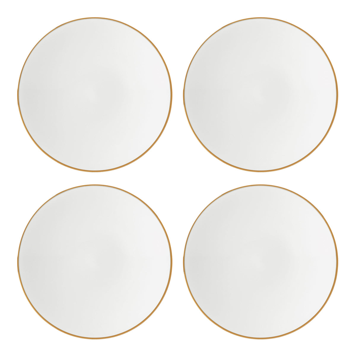 Trianna Coupe Salad Plates - Set of 4