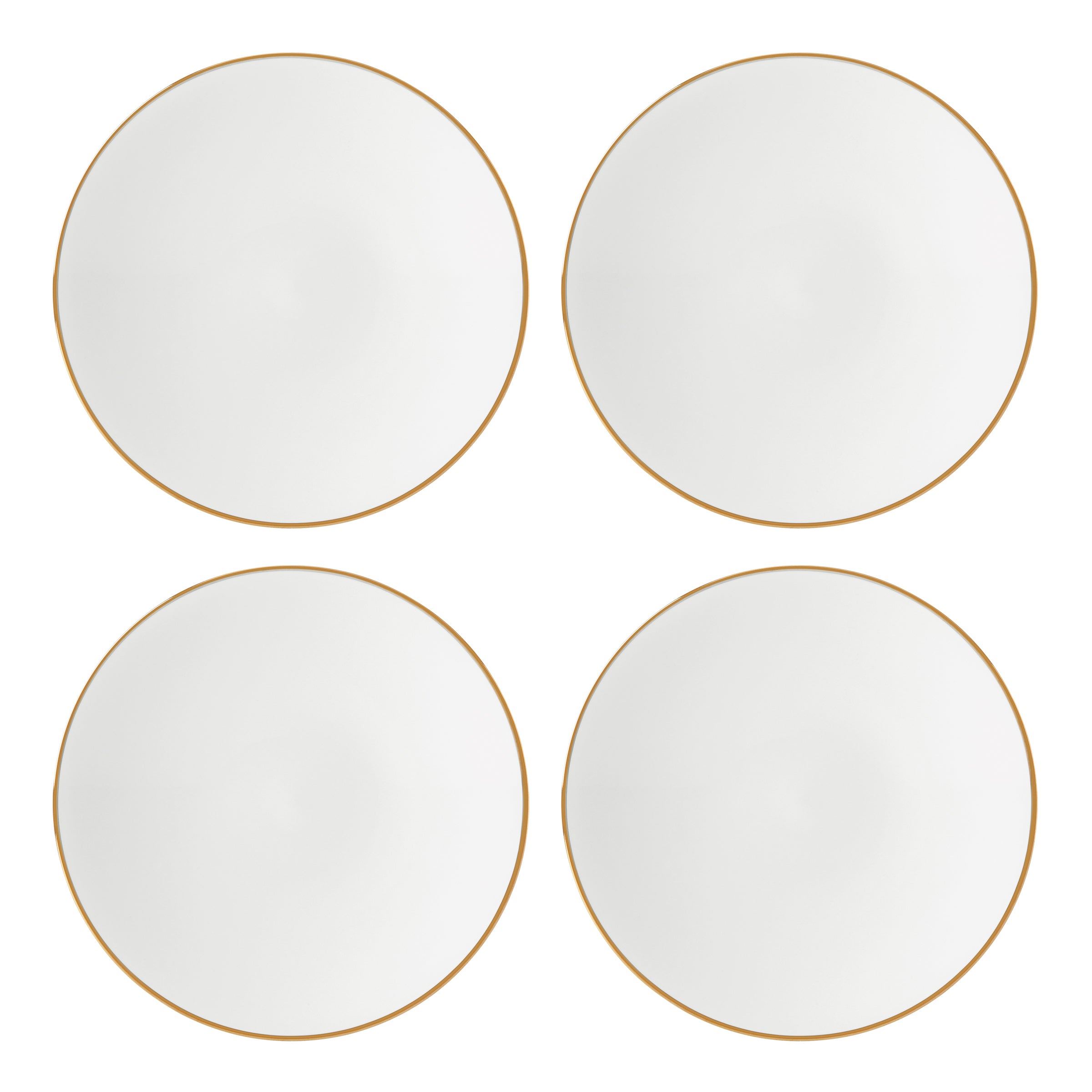Trianna Coupe Salad Plates, Set of 4