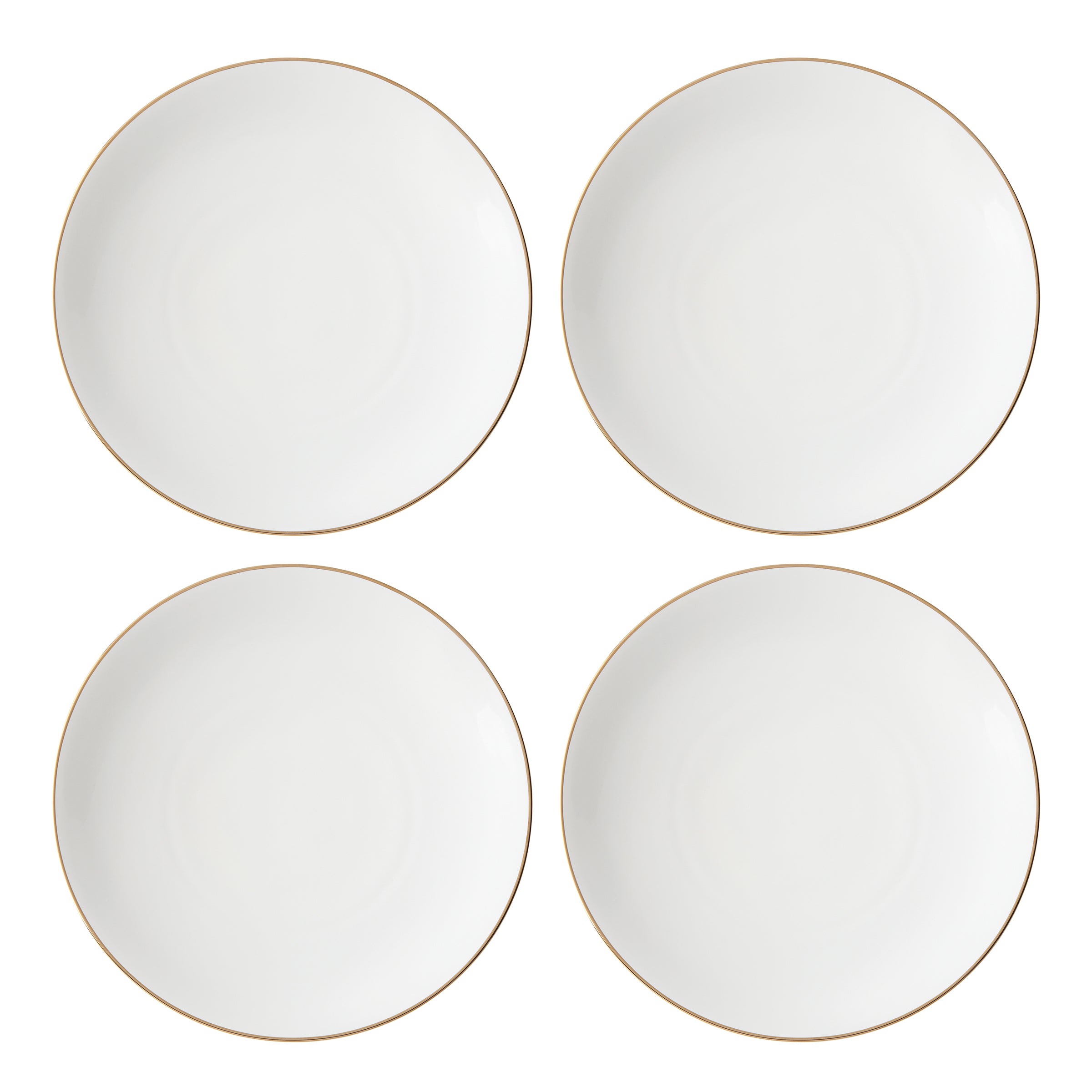 Trianna Coupe Dinner Plates - Set of 4