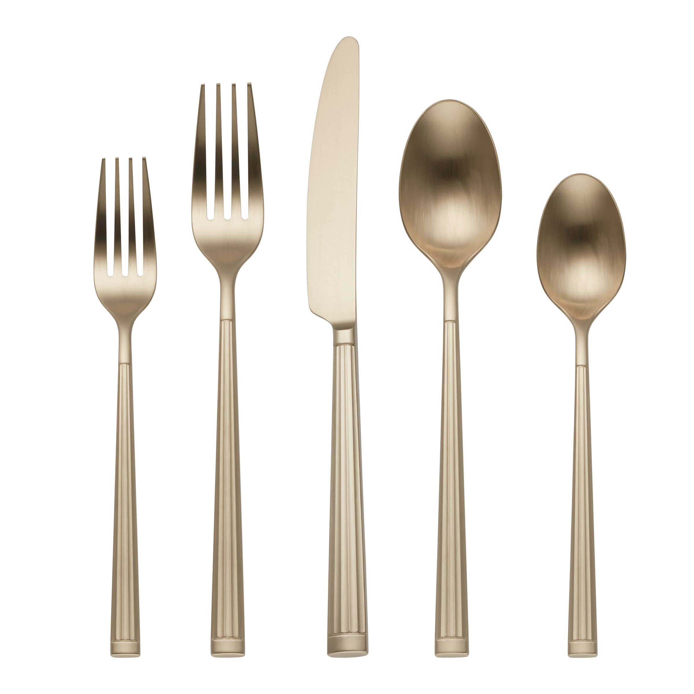 Robyn Champagne Mist Satin 20 Piece Flatware Set – Lenox Corporation