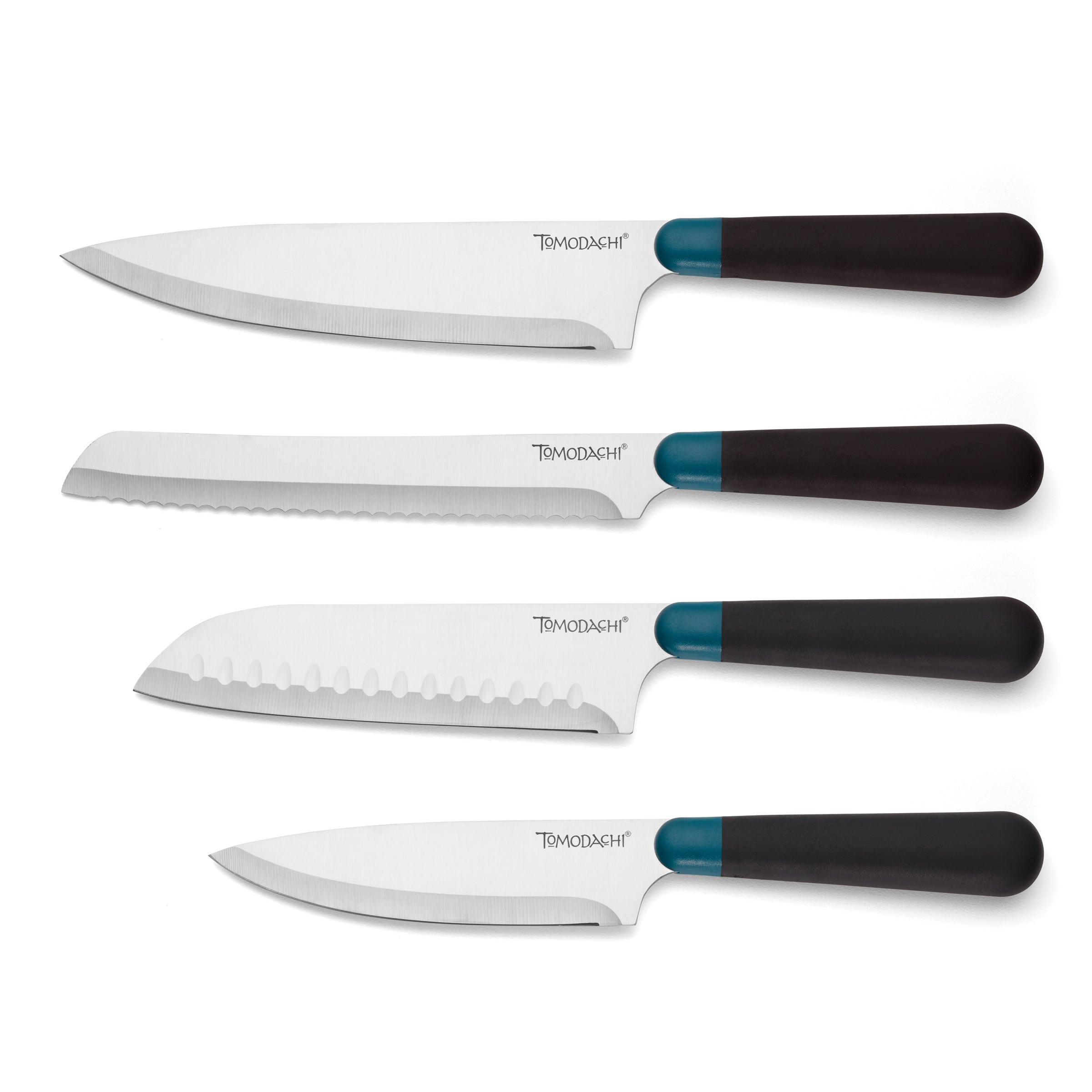 Keen Black Marble 5-Piece Bristle Cutlery Block Set – Lenox