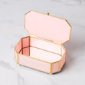 "I Treasure You" Pink Jewelry Box