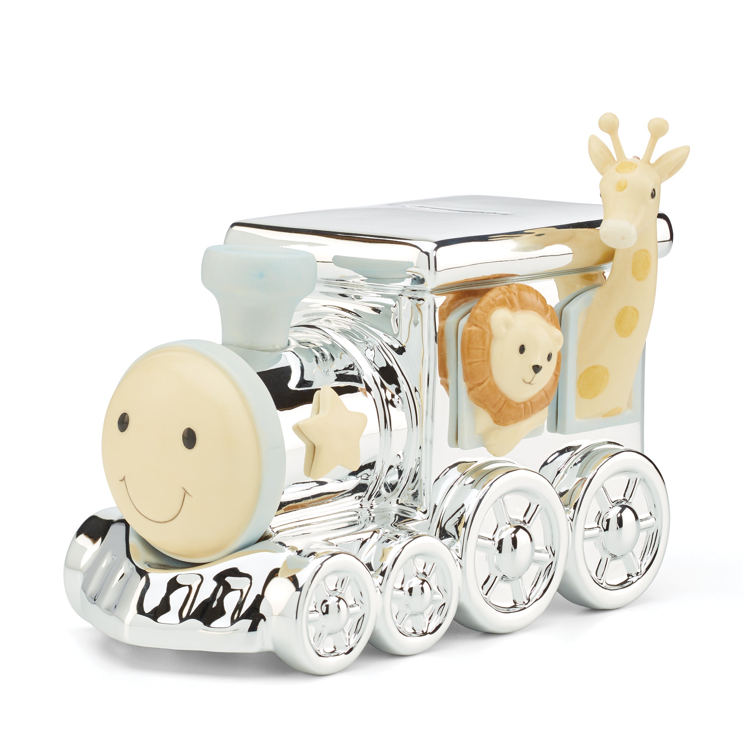 シルバー 銀製 三輪車 金属工芸 銀細工 置物 ガラスケース入 Animal Train Silverplate Bank – Lenox Corporation
