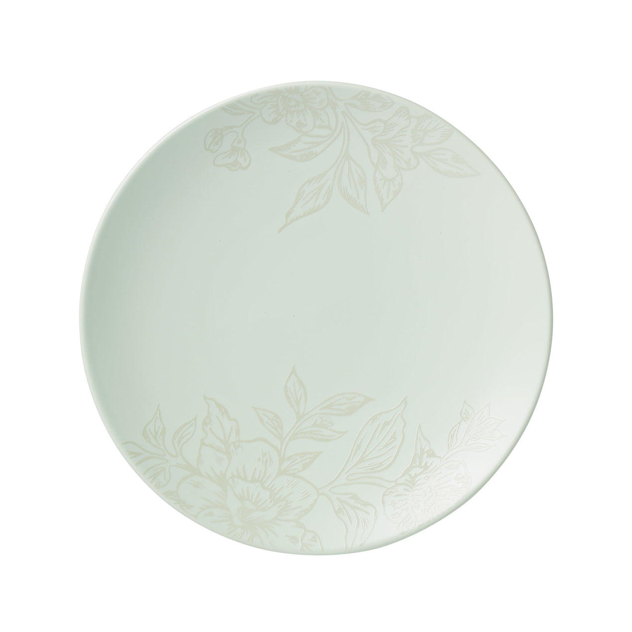 Roseto 12-Piece Dinnerware Set, Soft Sage