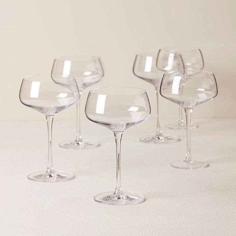 Tuscany Classics Angled Coupes, Set of 6