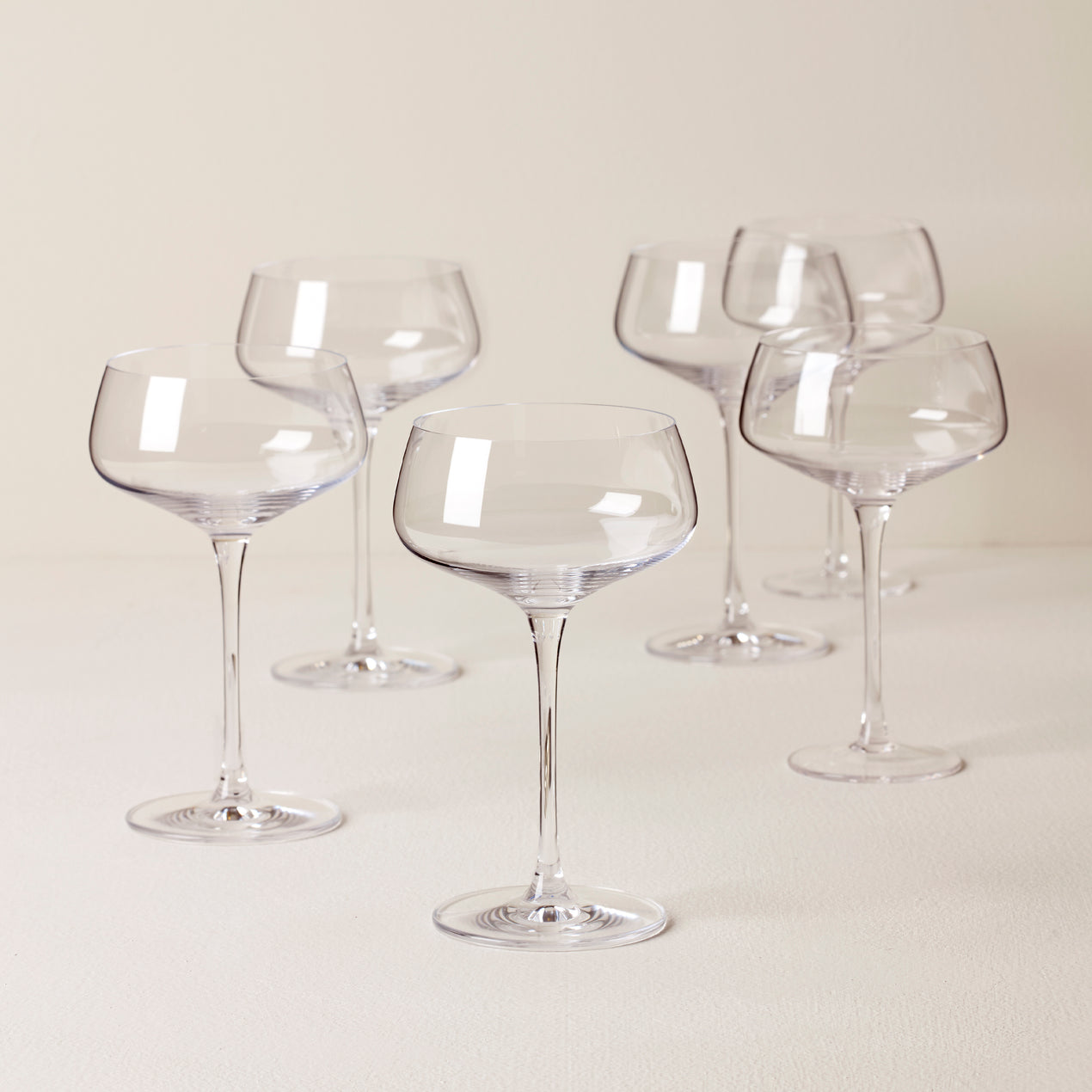 cambridge silversmiths Tuscany Classics Angled Coupes Set of 6