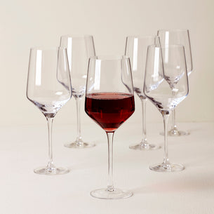 Tuscany Classics Angled Wine Glasses - Set Of 6