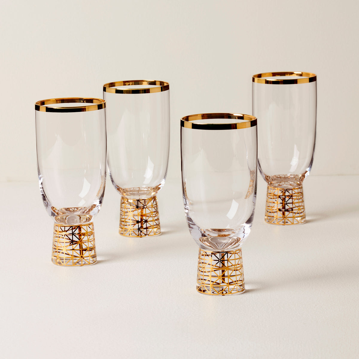 Tuscany Classics Gold Frost All- Purpose Glasses - Set Of 4
