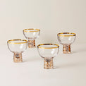 Tuscany Classics Gold Frost Coupe Glasses, Set of 4