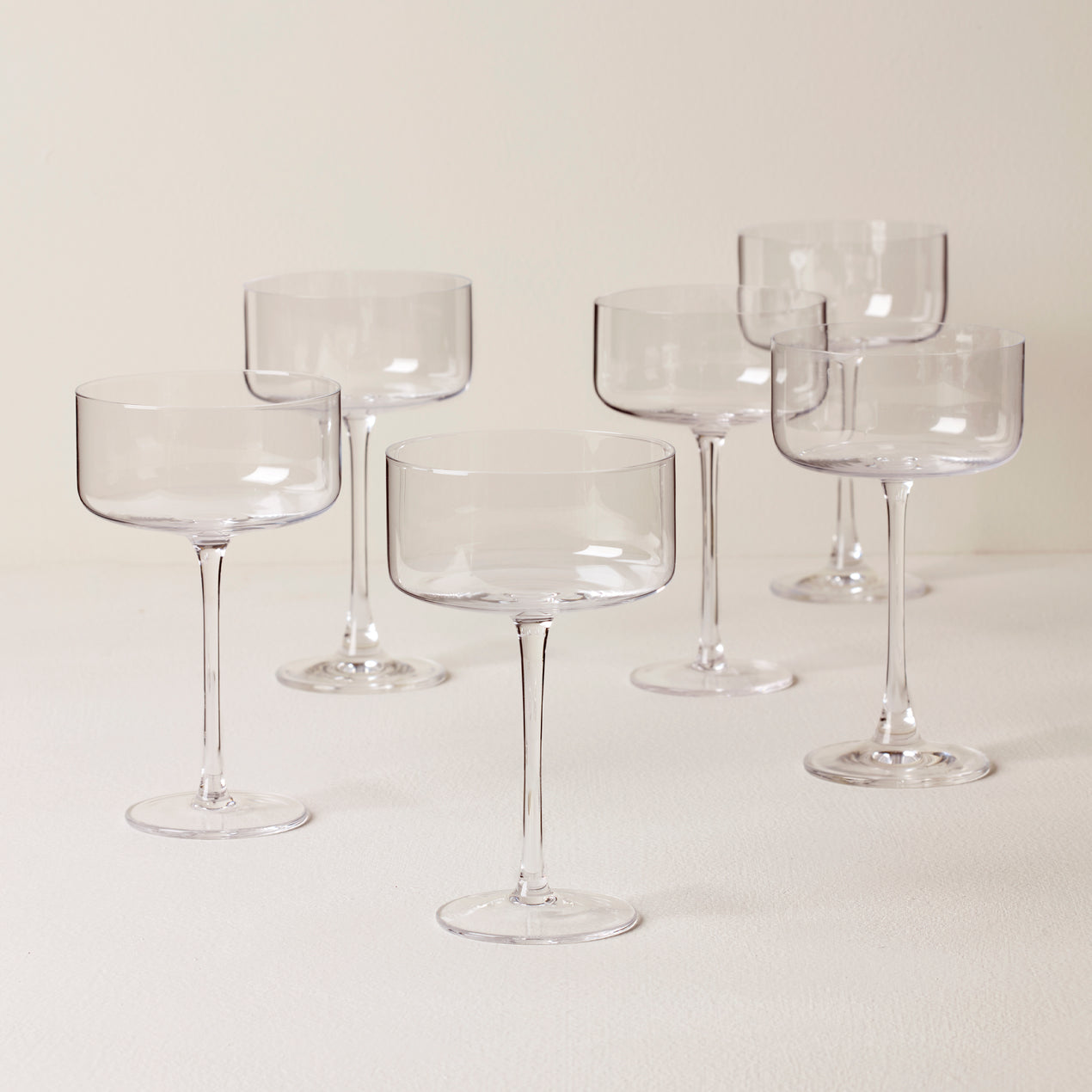 cambridge silversmiths Tuscany Classics Straight Coupes Set of 6