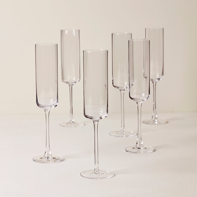 Tuscany Classics Straight Flutes, Set of 6
