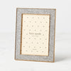 Sitting Pretty Silver Glitter 5x7 Photo Frame