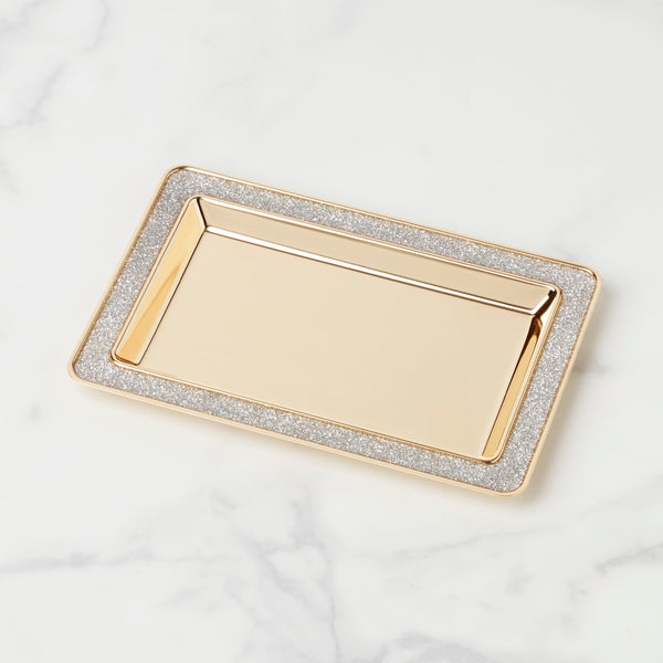 Sitting Pretty Silver Glitter Catch All Tray – Lenox Corporation