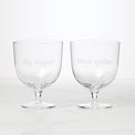 Truth Spiller & Big Sipper, Short Wine Glasses, Set of 2