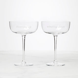 Champagne Coupes & Flutes