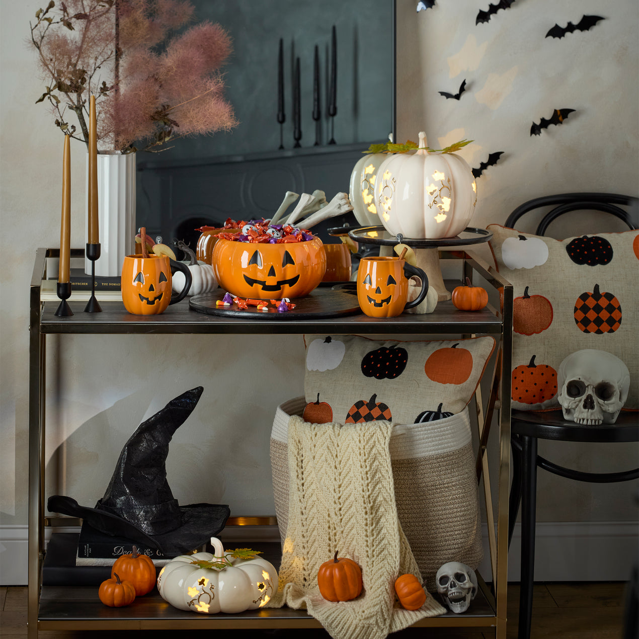 Vintage Halloween Figural Pumpkin Candy Bowl – Lenox Corporation