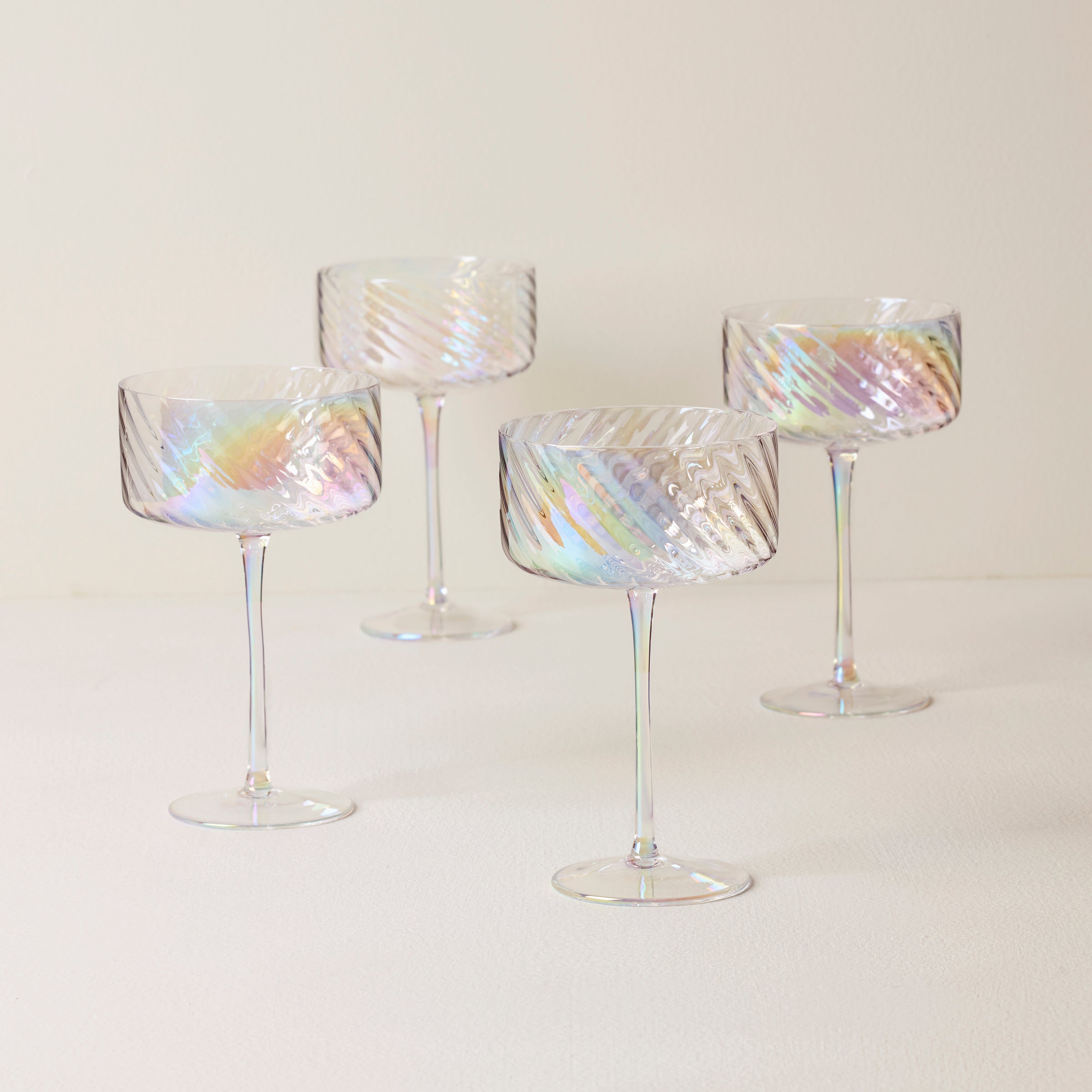 Tuscany Classics Iridescent Coupe Glasses - Set Of 4 – Lenox