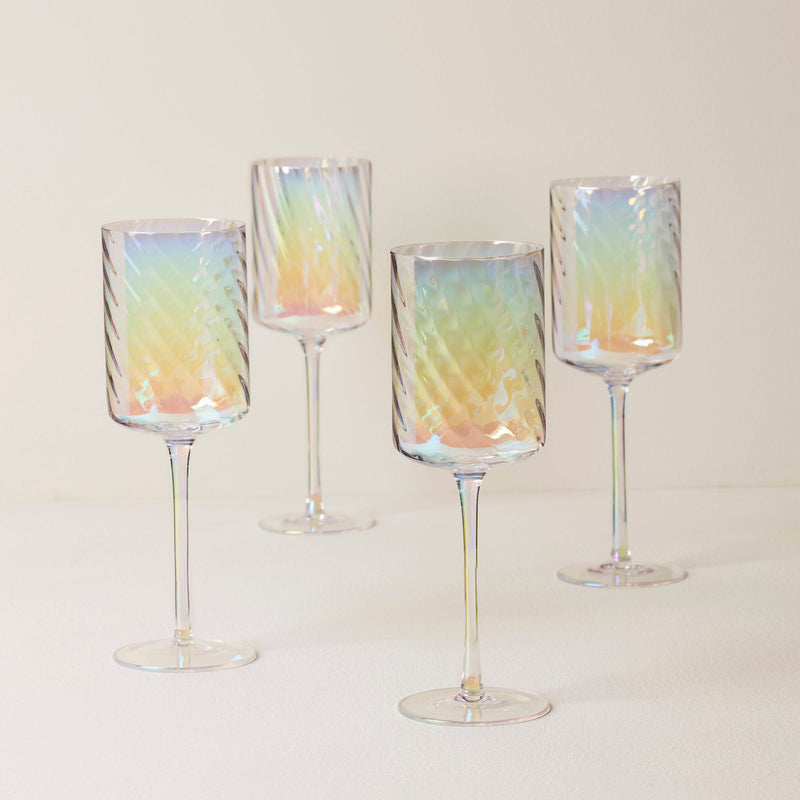 Tuscany Classics Iridescent Set of 4 Glasses - Red Wine