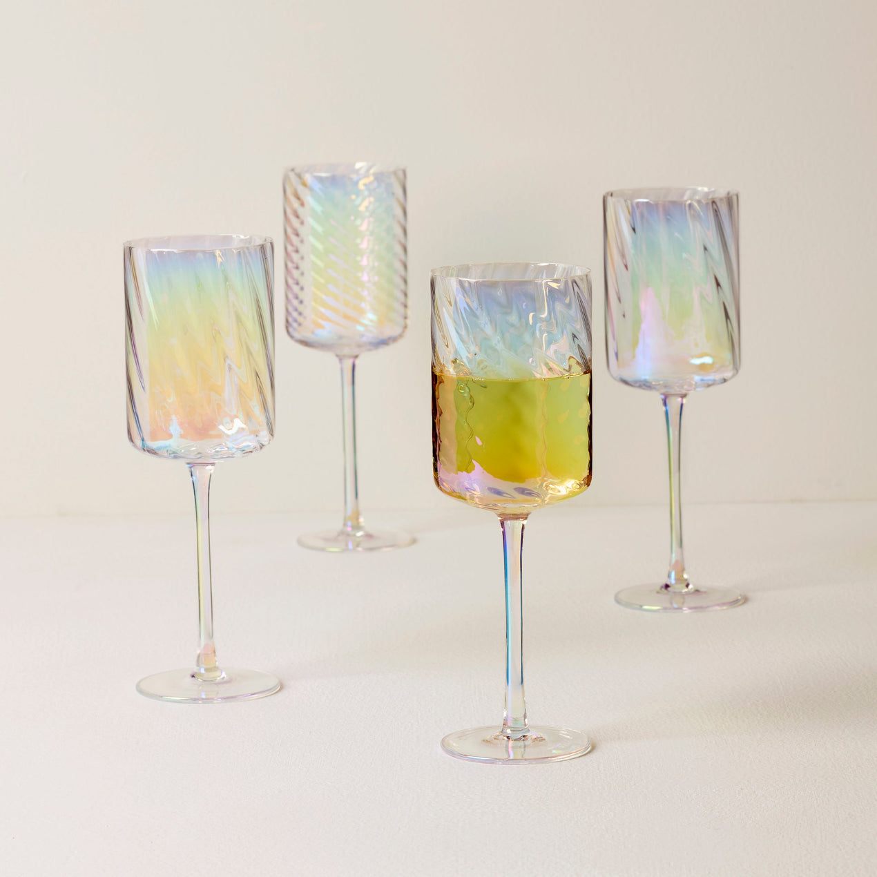 Tuscany Classics Iridescent Set of 4 Glasses - White Wine