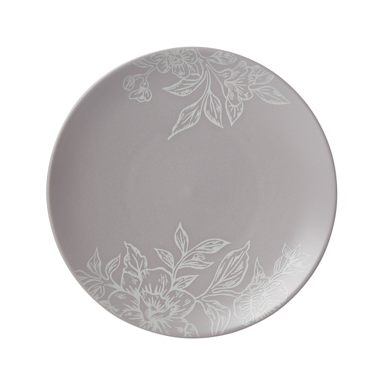 Roseto 12-Piece Dinnerware Set, Pumice