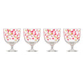 It's Raining Confetti Short Wine Glasses, Set of 4