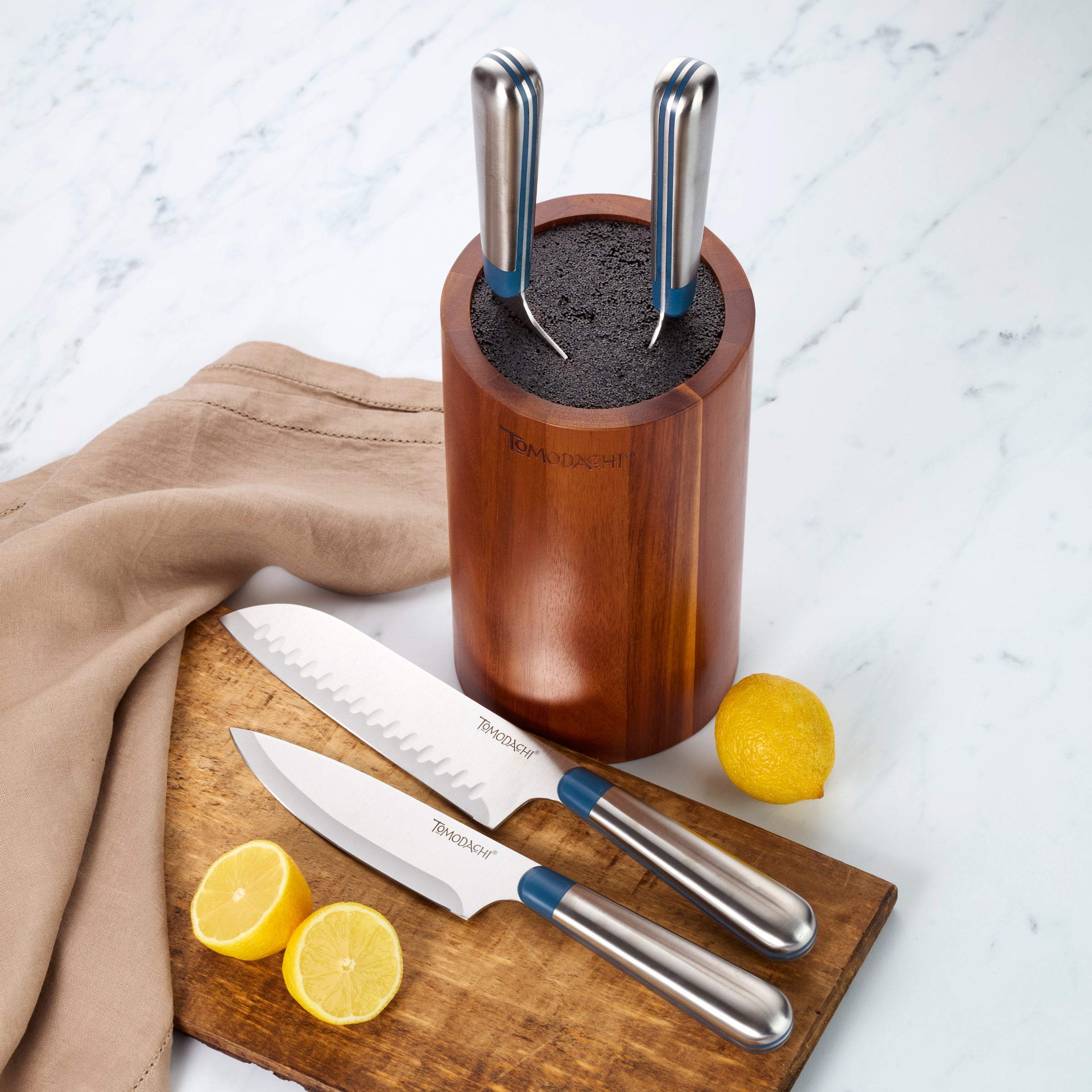 Keen Acacia 5-Piece Bristle Cutlery Block Set – Lenox Corporation