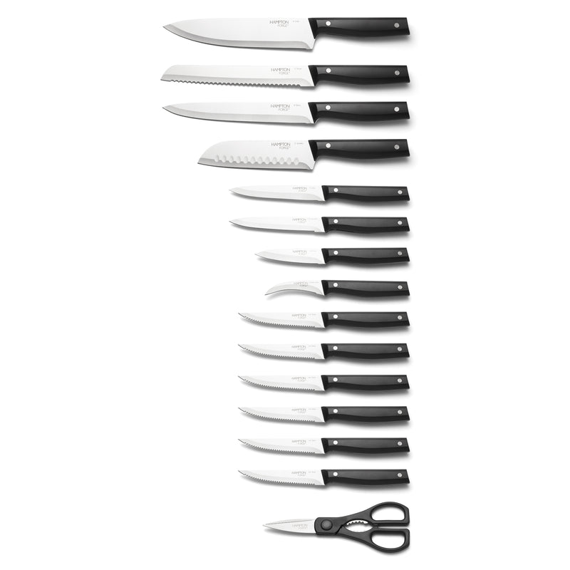 Jasper Black 16-Piece Cutlery Set