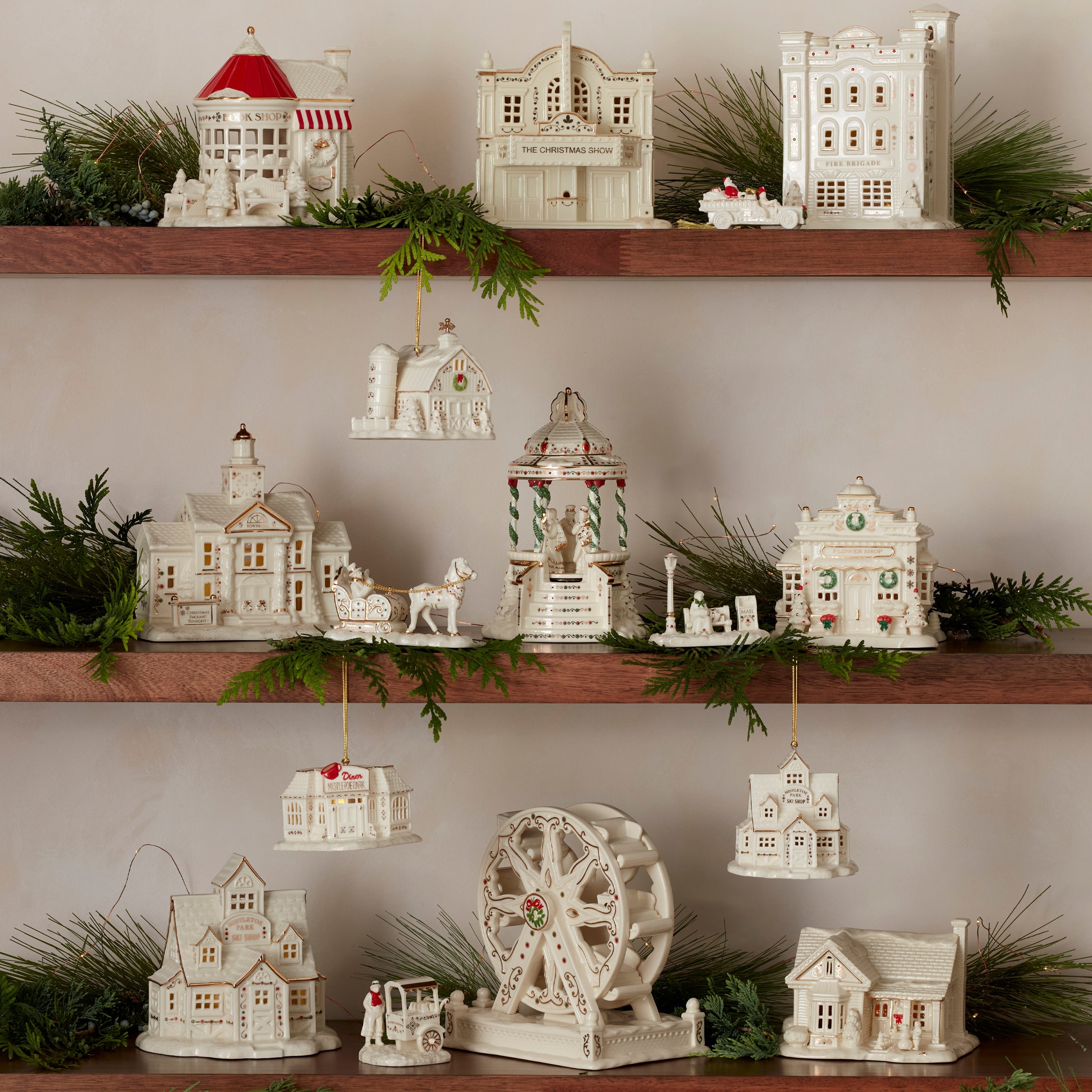 Mistletoe Park 3-Piece Lit Figurine Starter Set – Lenox Corporation