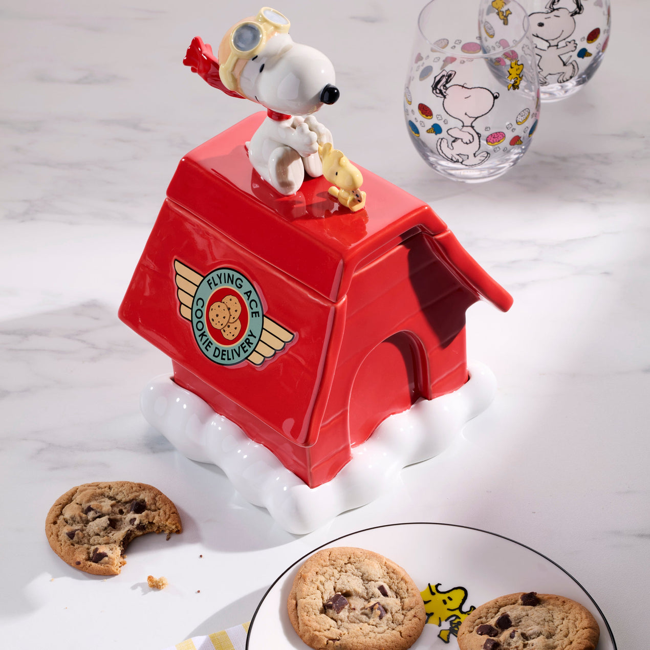 Chef Snoopy Figural Cookie Jar