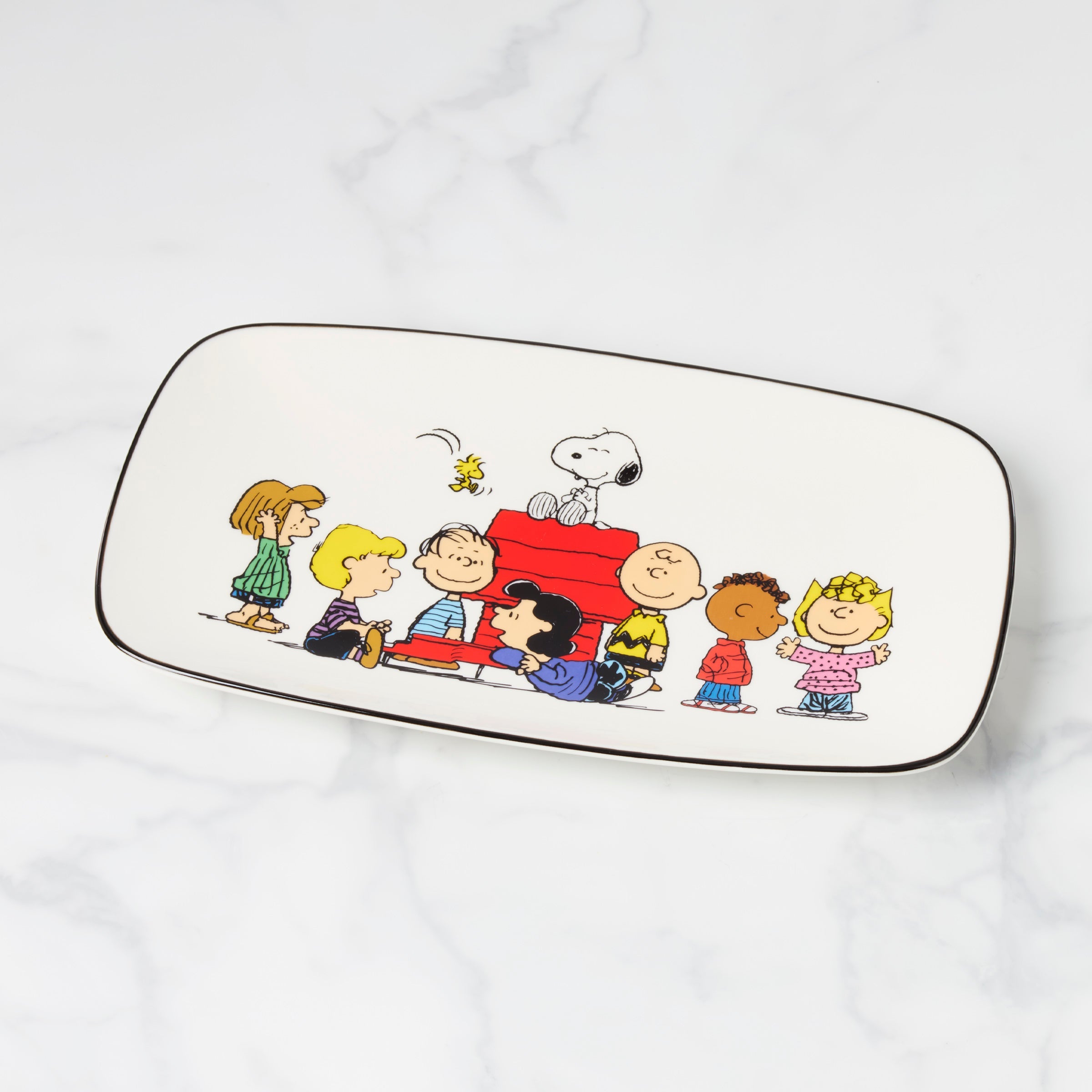 【f☆i.r.s.y.a.f】【額装セット】SNOOPY Chef Snoopy Hors d'Oeuvres Tray – Lenox Corporation