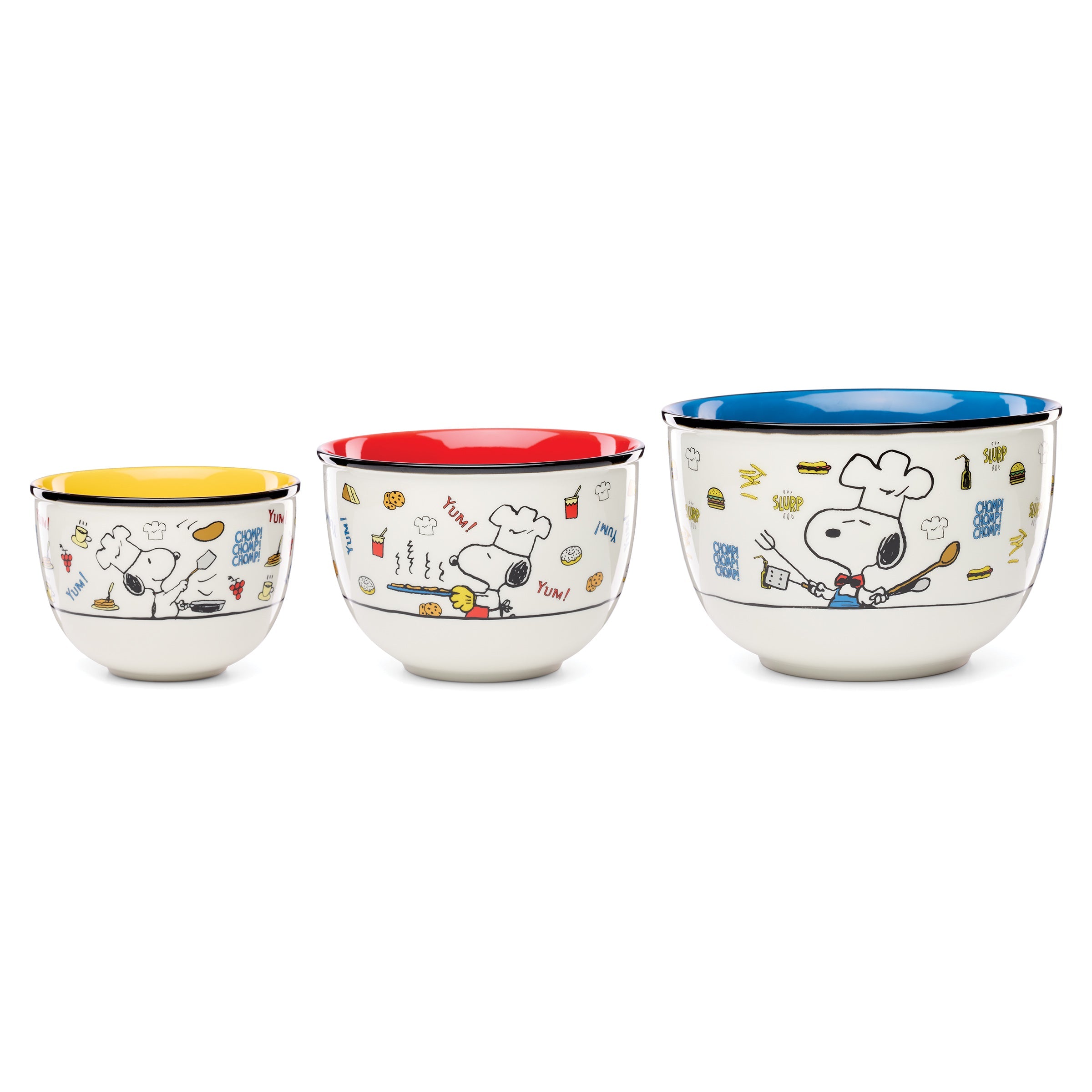 Chef Snoopy 3-Piece Bowl Set – Lenox Corporation