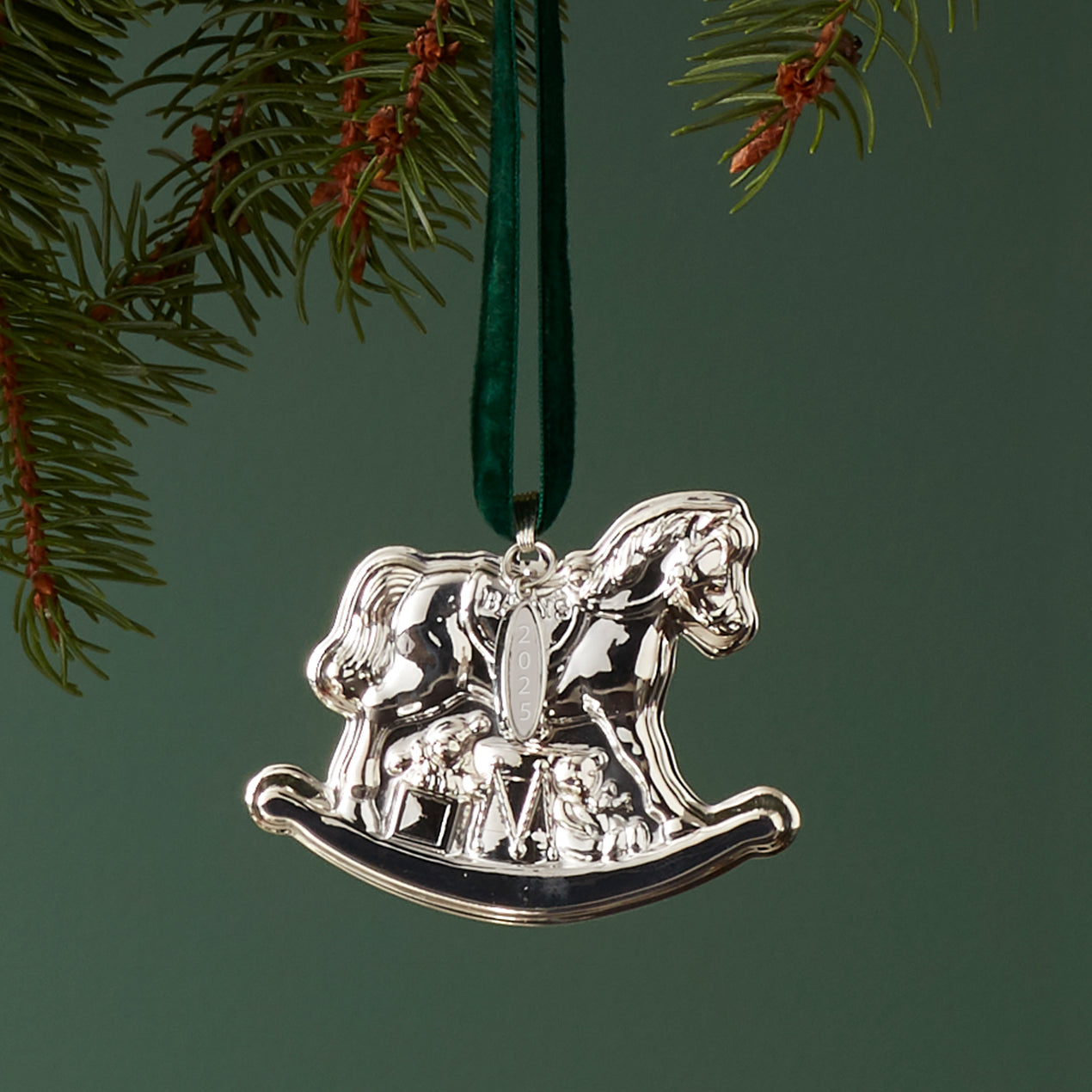 2025 Baby's 1st Rocking Horse Sterling Ornament – Lenox