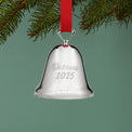 2025 Annual Christmas Bell Silverplate Ornament