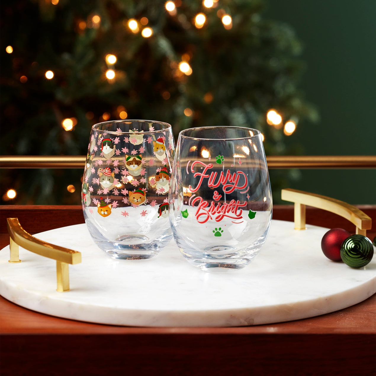 Furry & Bright Wine Glasses - Set Of 2 – Lenox Corporation