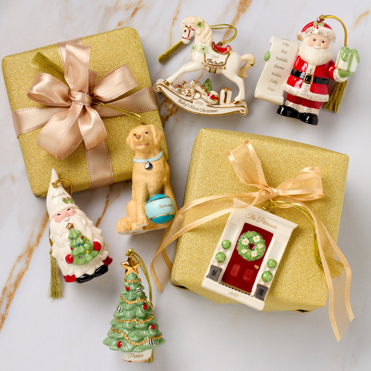 Personalized Golden Retriever Ornament