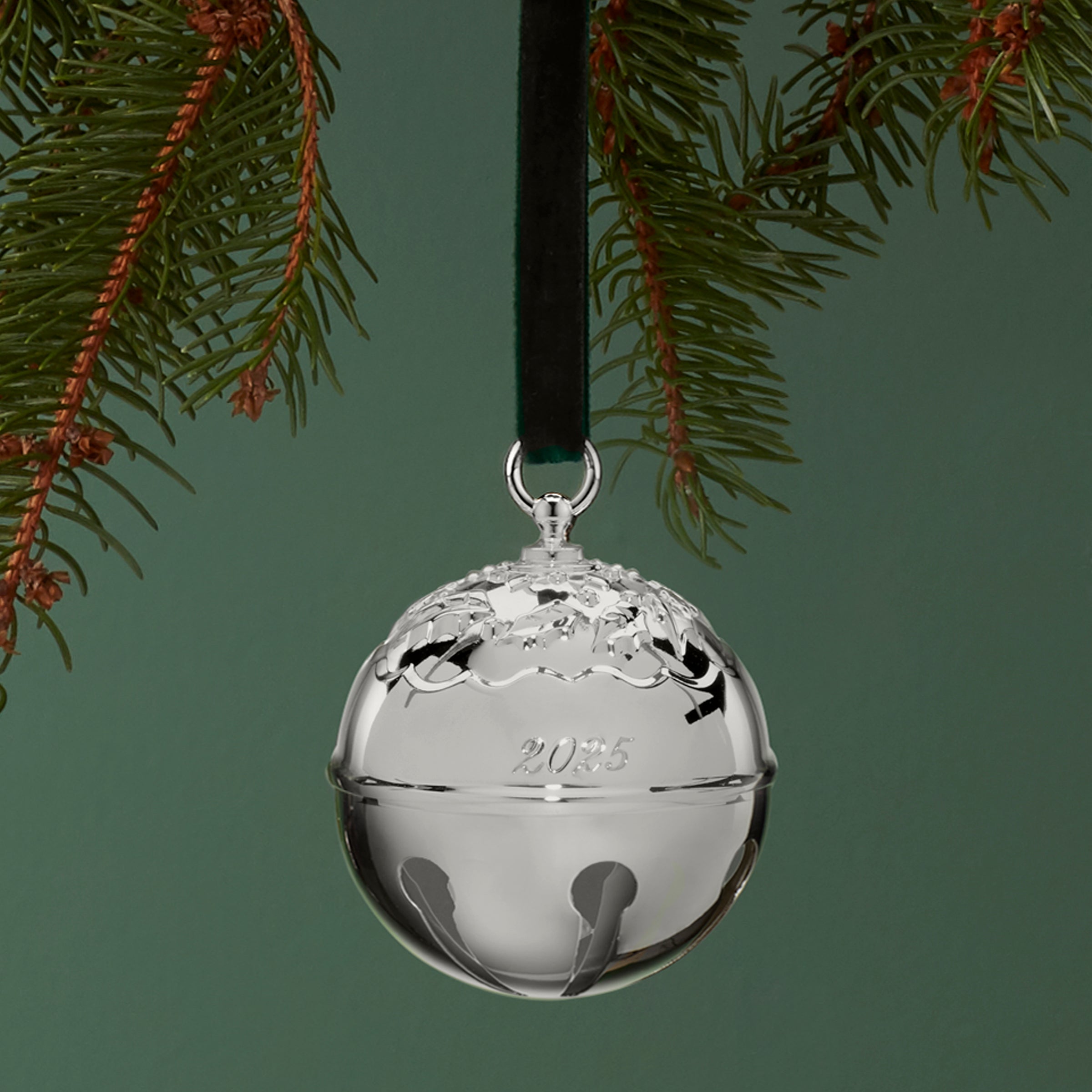 2025 Holly Bell Silverplate Ornament – Lenox Corporation