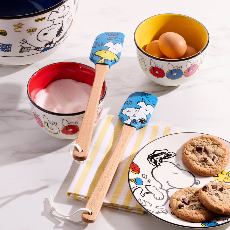 Chef Snoopy Spatulas, Set of 2, Blue