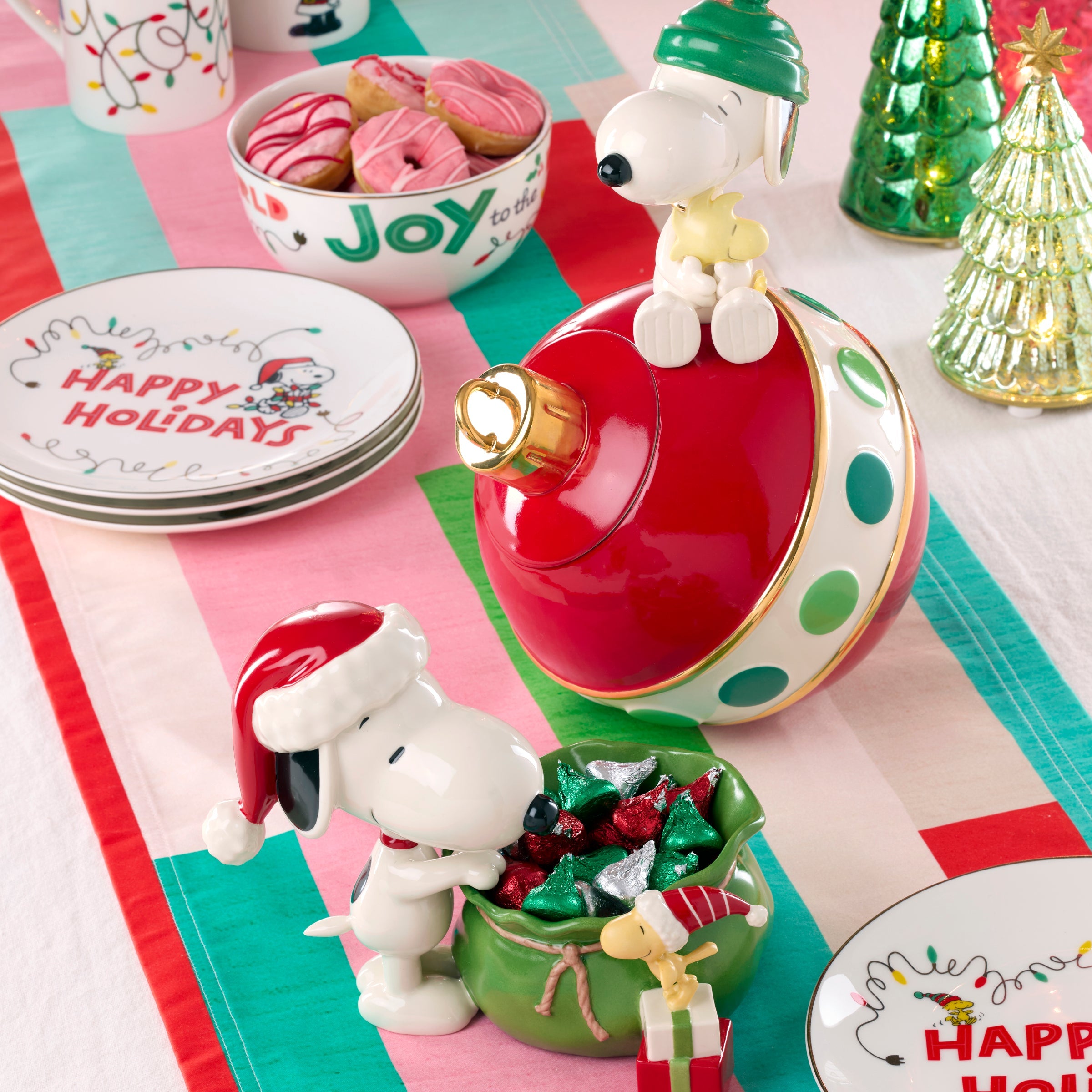 Snoopy Christmas Santa Sack Candy Bowl – Lenox Corporation