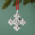 2025 Annual Christmas Cross Sterling Silver Ornament, 55th Edition