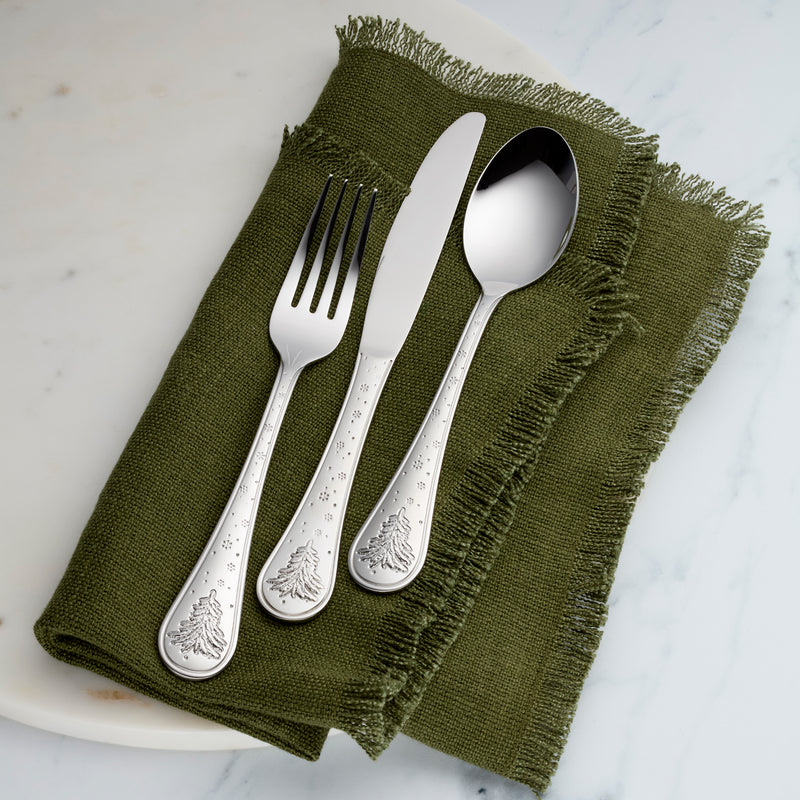 Winter Tree 12-Piece Flatware Set