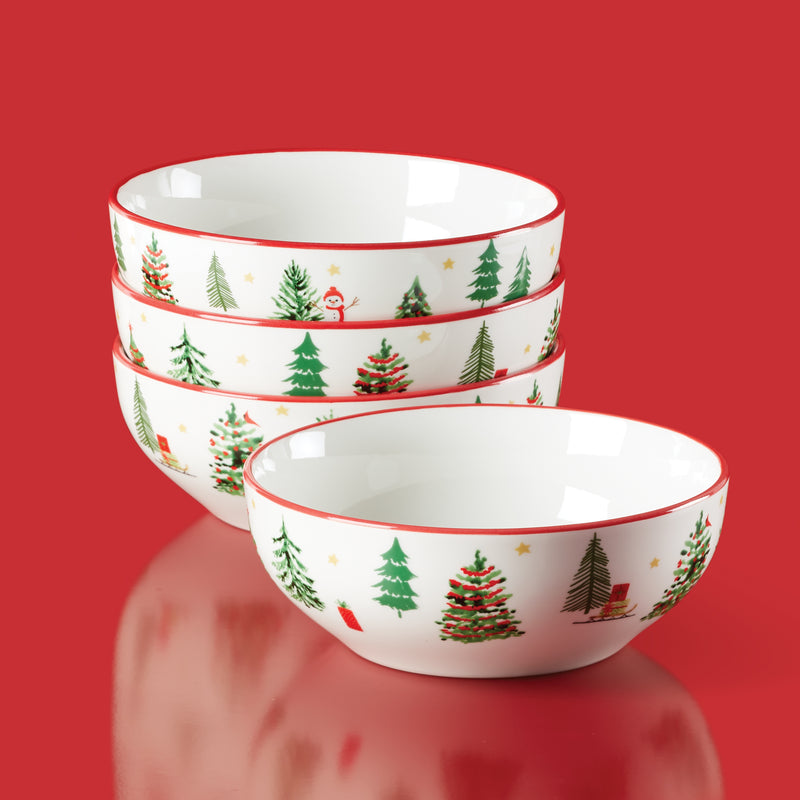 Merry & Bright All-Purpose Bowls, Set of 4