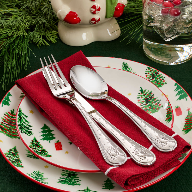 Snowman 12-Piece Flatware Set