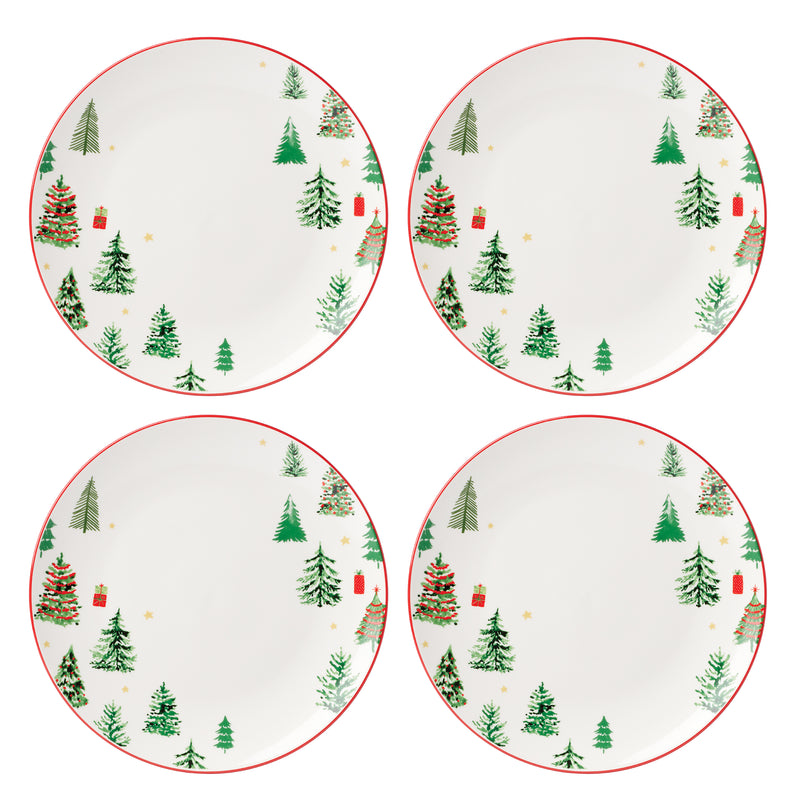 Merry & Bright Dinner Plates, Set of 4