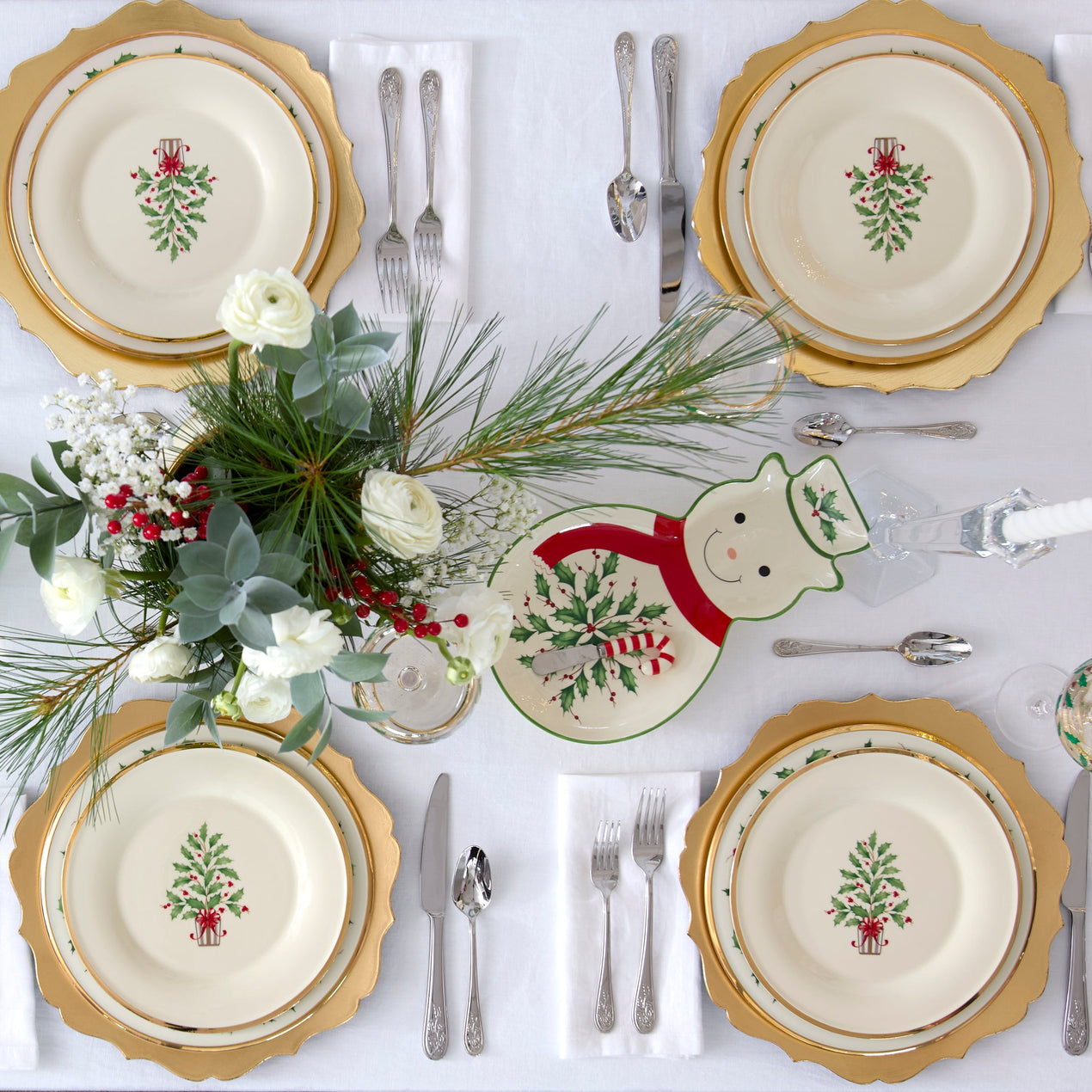 Holiday 12-Piece Plate & Bowl Set