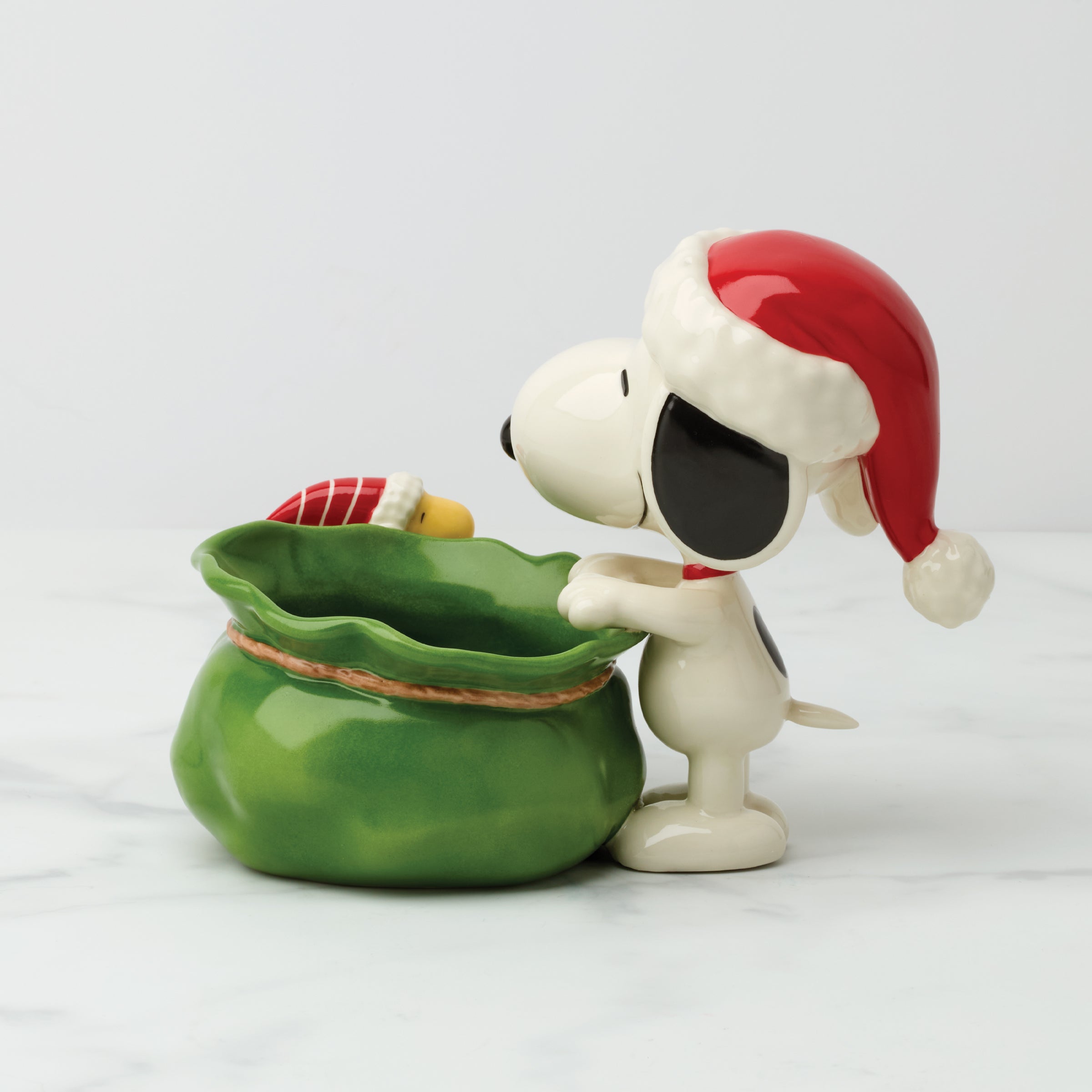 Snoopy Christmas Santa Sack Candy Bowl – Lenox Corporation
