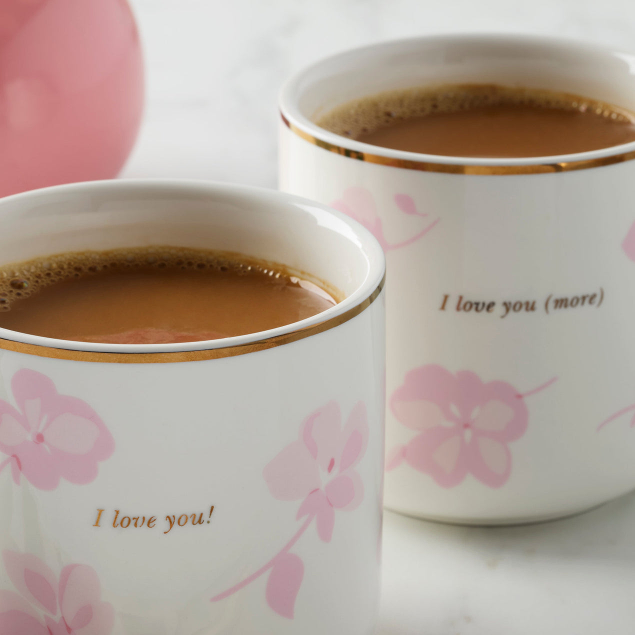 Spring Pansies Mugs, Set of 2