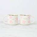 Spring Pansies Mugs, Set of 2