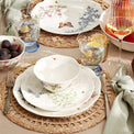 Butterfly Meadow Herbs Dinner Plates, Set of 4