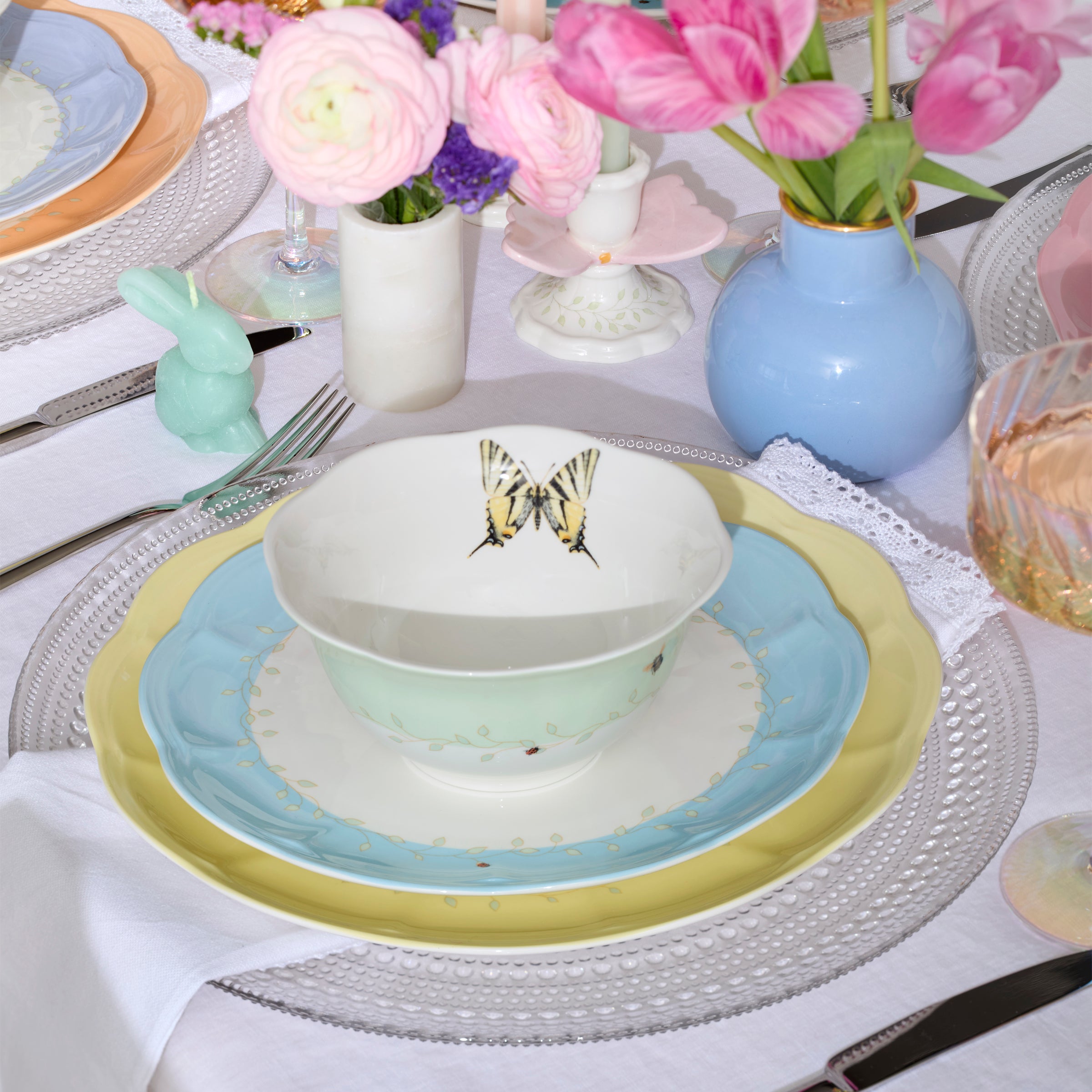 Butterfly Meadow Colors 4-Piece Dessert Bowl Set – Lenox Corporation