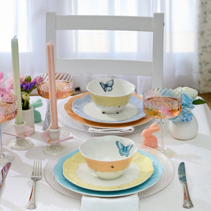 Butterfly Meadow Colors 18-Piece Dinnerware Set